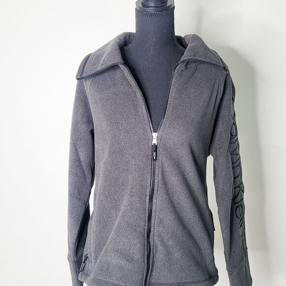 Calvin Klein Performance Full-Zip Jacket - Gray, Women's (Size M) - Picture 7 of 8